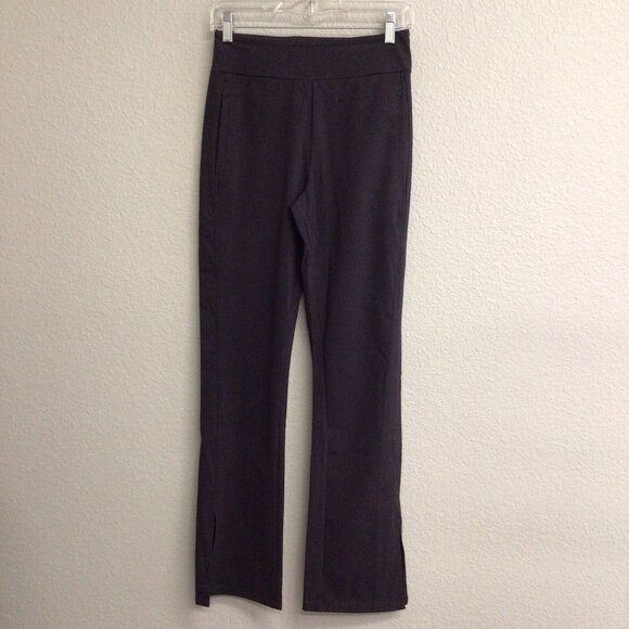 Carbon 38 Womens Mid Rise Split Ankle Leggings Pull On Pants Black Size Small - Picture 7 of 8